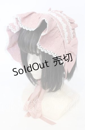 画像: 【SALE】axes femme Kawaii / メアリーハーフボンネット  ピンク O-25-09-26-002-AX-AC-OW-ZT433