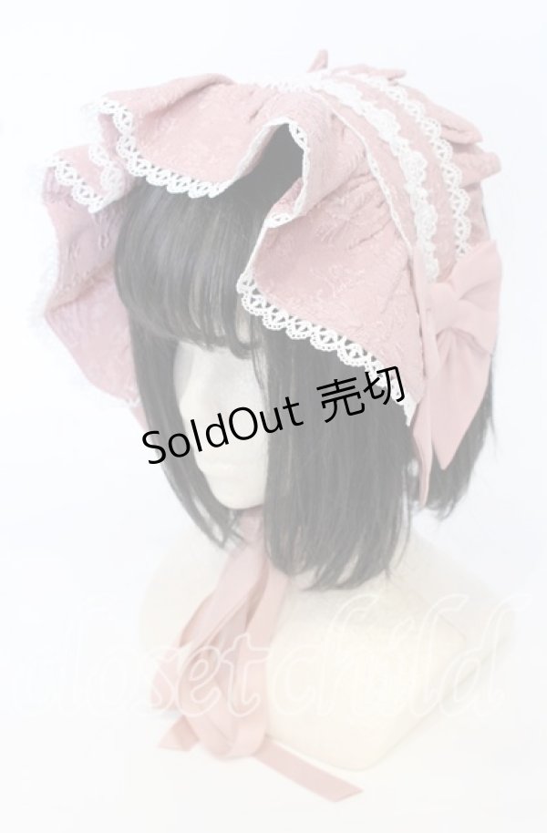 画像1: 【SALE】axes femme Kawaii / メアリーハーフボンネット  ピンク O-25-09-26-002-AX-AC-OW-ZT433 (1)