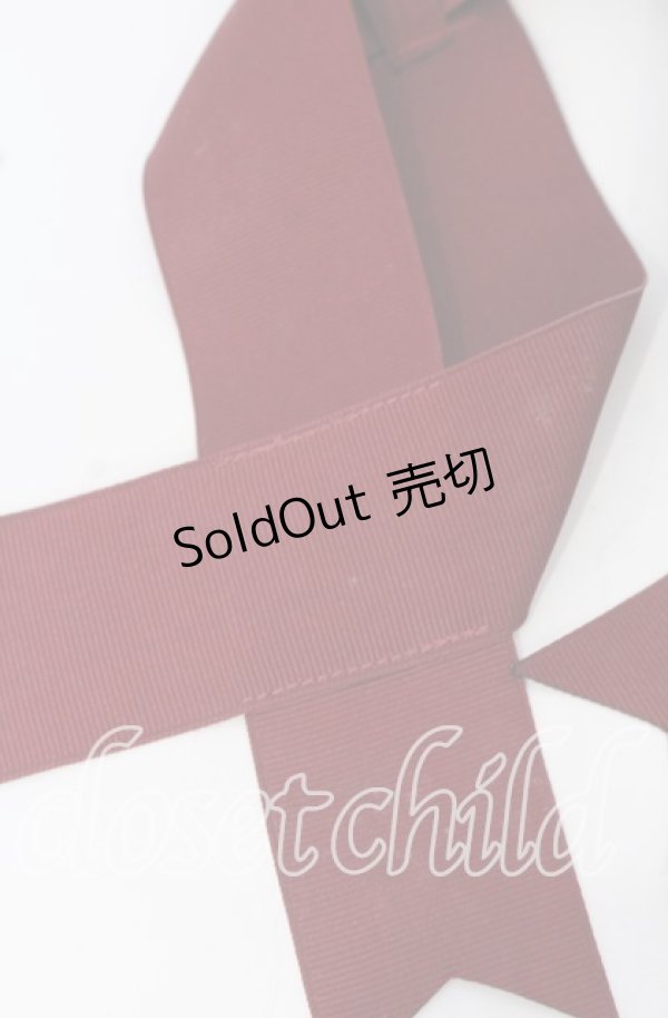 画像3: LOTUS ribbon / ツインテールリボンバレッタ  いちご×ワインリボン O-25-09-26-052-EL-AC-OW-ZT488-F006 (3)