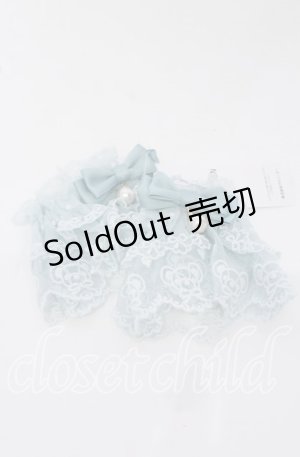 画像: axes femme kawaii / クマ刺繍お袖留め  ミント O-25-09-26-068-AX-ZA-OW-OS