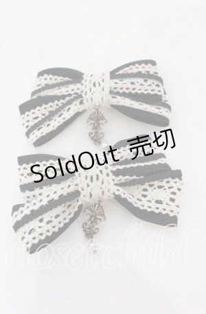 画像: Kurumi Collaboration / ヘアクリップ  クロ×キナリ O-25-09-26-070-LO-AC-OW-ZT0929N