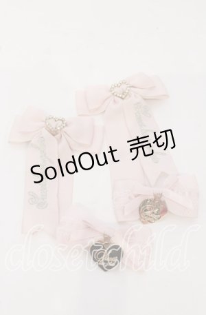 画像: LIZ LISA / リボンクリップ4つセット  ピンク O-25-09-26-073-LO-AC-OW-ZT394-F006