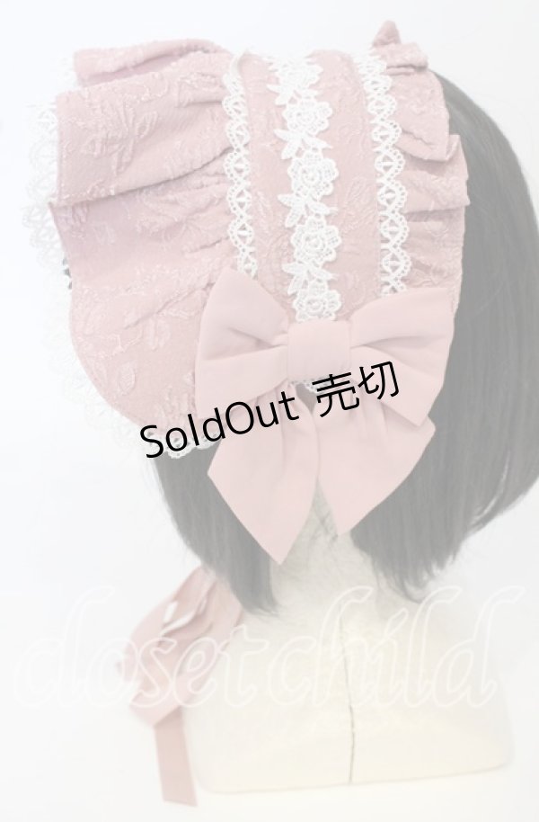 画像2: 【SALE】axes femme Kawaii / メアリーハーフボンネット  ピンク O-25-09-26-002-AX-AC-OW-ZT433 (2)