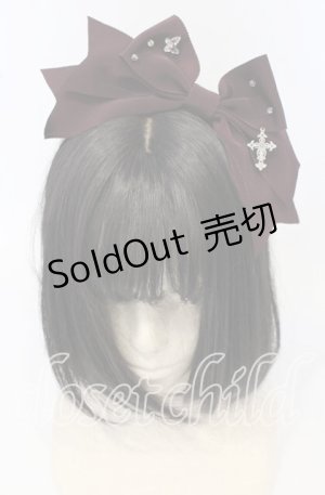 画像: Innocent World / 月夜の教会カチューシャ  ボルドー O-25-09-26-014-IW-AC-OW-OS