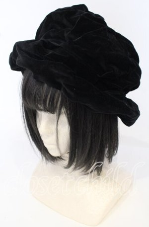 画像: Jane Marple Dans Le Salon / 別珍ハット  クロ O-25-09-26-023-JM-AC-OW-OS