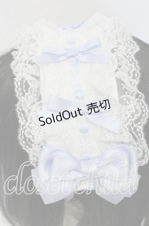 画像2: Amavel / Dreamy Ribbon Wrappingヘッドドレス  サックス×シロ O-25-09-26-026-CA-AC-IG-ZT434-F005 (2)