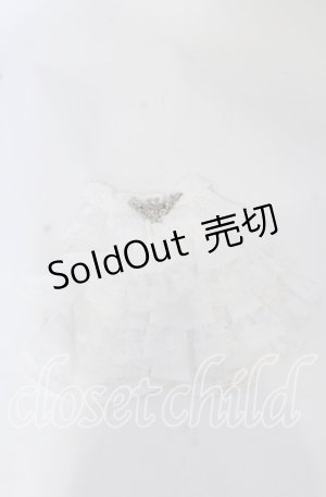 画像: Sheglit / "Victorian"ローズジャボ  ホワイト O-25-09-26-042-EL-ZA-OW-OS