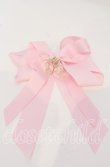画像1: LOTUS ribbon / ユニコーンチャームリボンバレッタ  ピンク O-25-09-26-046-EL-AC-OW-ZT444-F002 (1)