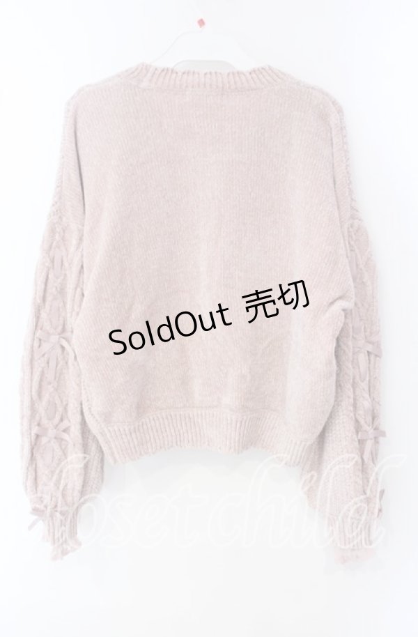 画像3: LIZ LISA / TwinBearsニットトップス  ピンク O-25-09-27-047-LO-TO-IG-OS (3)