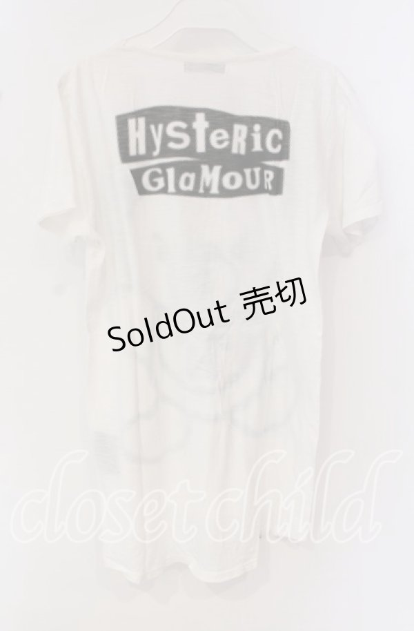 画像2: HYSTERIC GLAMOUR / ファックベアTシャツ  ホワイト O-25-09-27-052-PU-TS-IG-ZT318 (2)