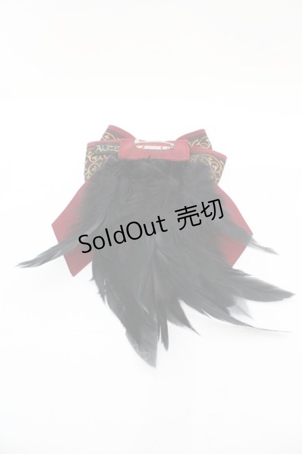 画像3: 【SALE】ALICE and the PIRATES / APプレートリボンブローチ  ワイン×クロ O-25-09-27-1041-PA-AC-OW-ZT394-F006 (3)