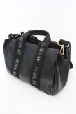 画像1: An MILLE / 2WAY ロゴトートバッグ  ブラック O-25-09-27-1005-EL-BG-YM-ZT501 (1)