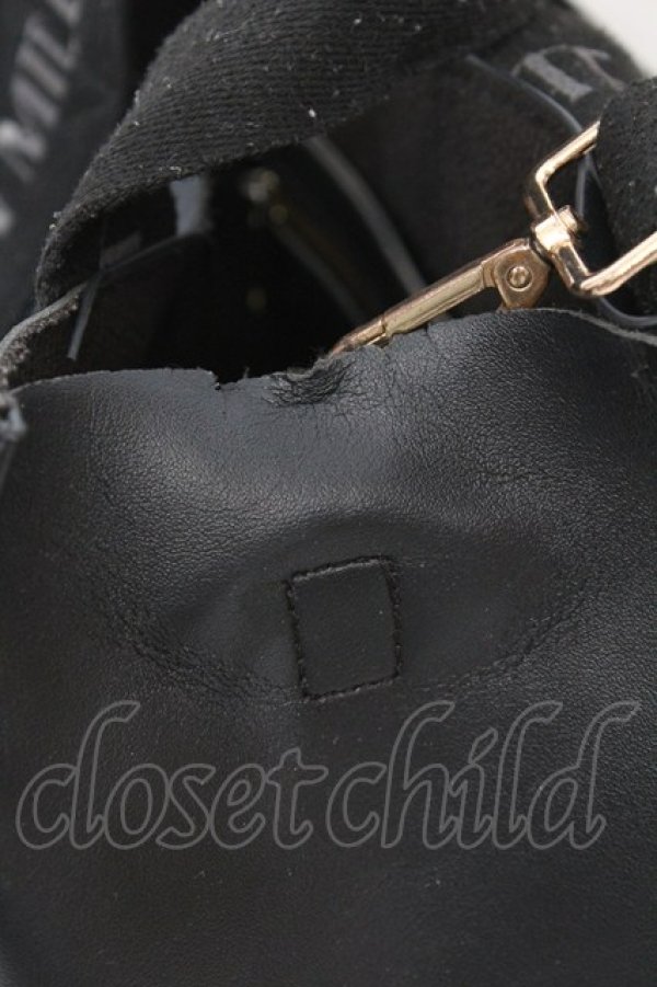 画像3: An MILLE / 2WAY ロゴトートバッグ  ブラック O-25-09-27-1005-EL-BG-YM-ZT501 (3)