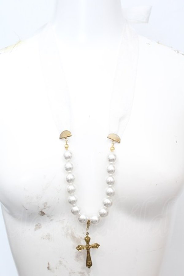 画像2: Luxmira / ネックレス “Lien”  ホワイト O-25-09-27-1016-GO-AC-IG-ZT486-F001 (2)