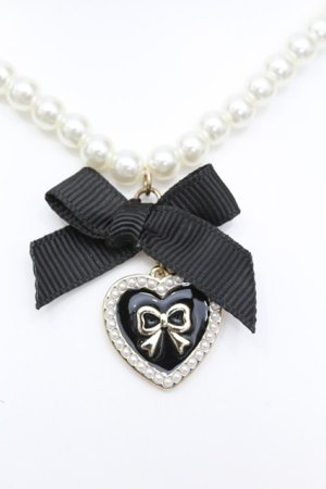 画像: m petit by misako / パールリボンネックレス  ゴールド O-25-09-27-1017-LO-AC-OW-ZT486-F001