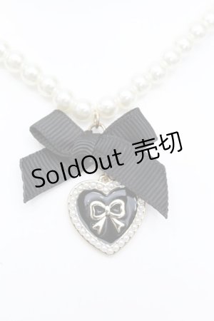 画像: m petit by misako / パールリボンネックレス  ゴールド O-25-09-27-1017-LO-AC-OW-ZT486-F001