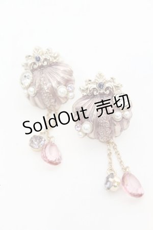 画像: axes femme / ミスティカルシェルイヤリング  ピンク×ゴールド O-25-09-27-1027-AX-AC-IG-ZT486-F001