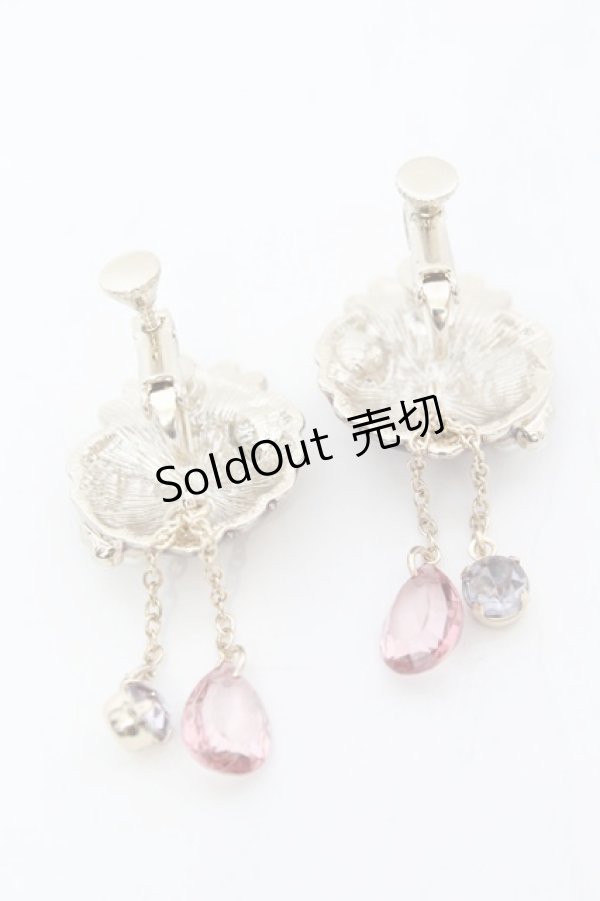 画像2: axes femme / ミスティカルシェルイヤリング  ピンク×ゴールド O-25-09-27-1027-AX-AC-IG-ZT486-F001 (2)