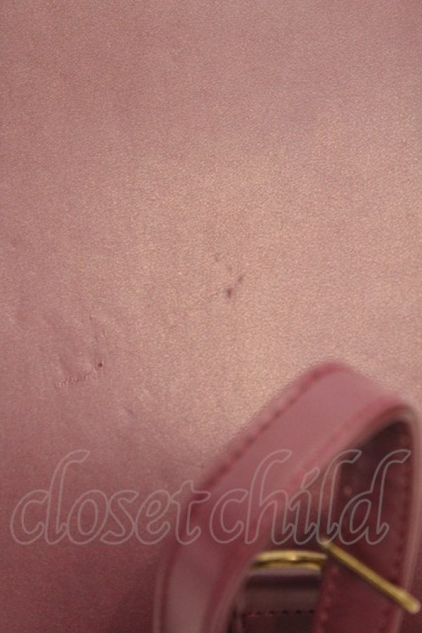 画像4: axes femme / 型押しフラップサッチェル 27×34×10.5cm ワイン O-25-09-27-1003-AX-BG-IG-ZT500 (4)