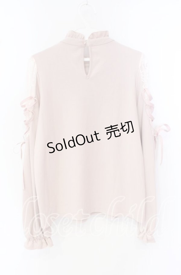 画像3: 【SALE】Honey Cinnamon / ショルダーレースアッププルオーバー F ピンク O-25-09-27-067-LO-TO-OW-ZT381 (3)