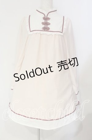 画像: Amavel / チャイナボタンワンピース F ピンク O-25-09-27-007-CA-OP-OW-OS