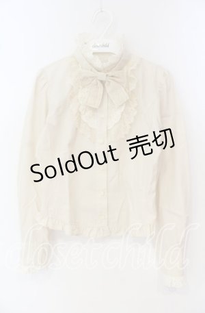 画像: Innocent World / スタンドカラーブラウス S キナリ O-25-09-27-075-IW-BL-OW-OS