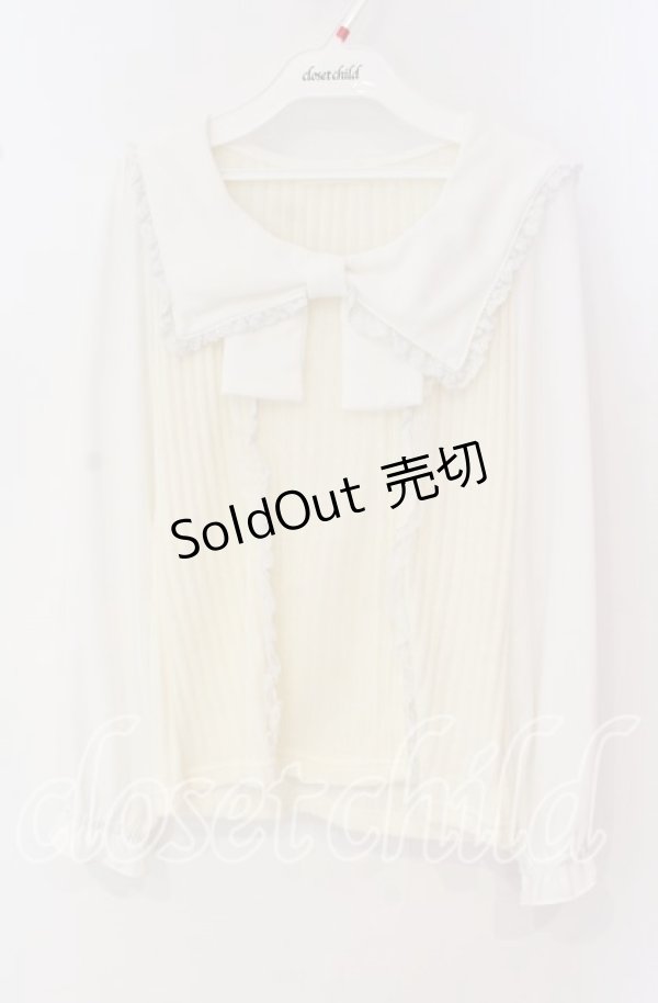 画像1: LIZ LISA / シンデレラ刺繍セーラートップス  アイボリー O-25-09-27-087-LO-TO-IG-OS (1)