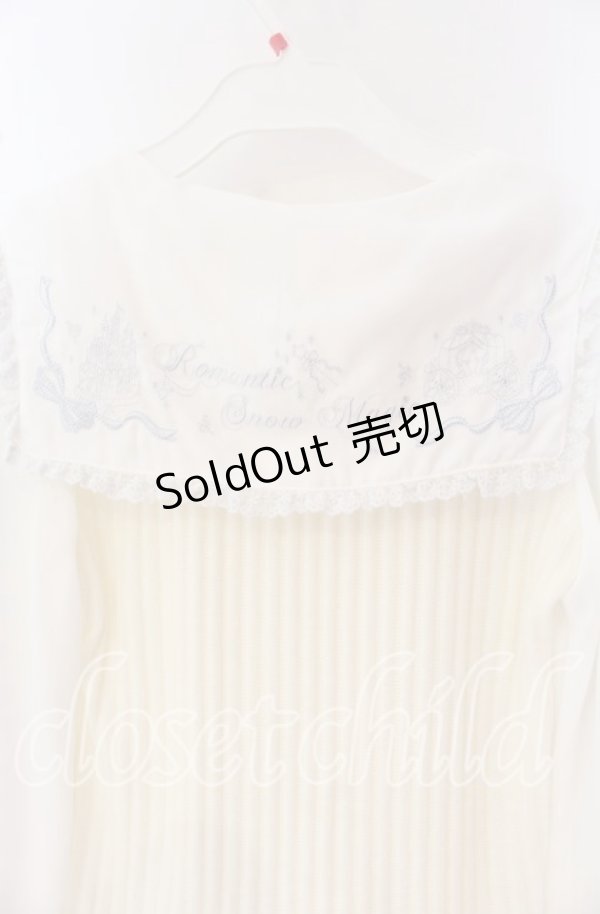 画像3: LIZ LISA / シンデレラ刺繍セーラートップス  アイボリー O-25-09-27-087-LO-TO-IG-OS (3)
