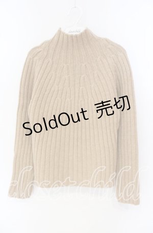 画像: TOMATSU / 厚手リブニット  ベージュ O-25-09-27-093-LO-TO-IG-ZT380