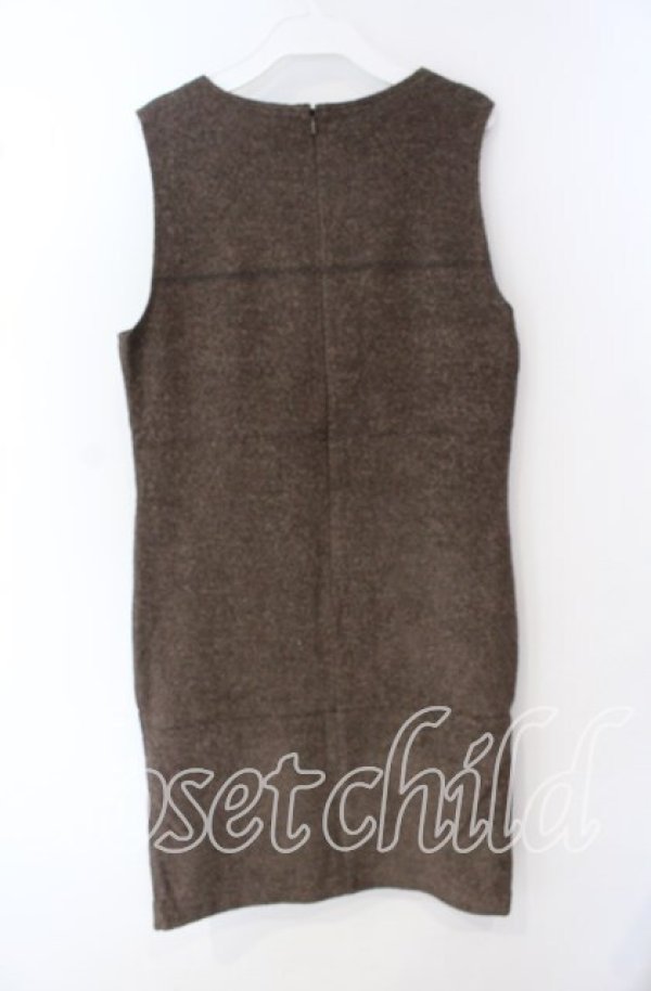 画像3: TOMATSU / いぬワッペンジャンパースカート 38 ブラウン O-25-09-27-095-LO-OP-IG-ZT378 (3)