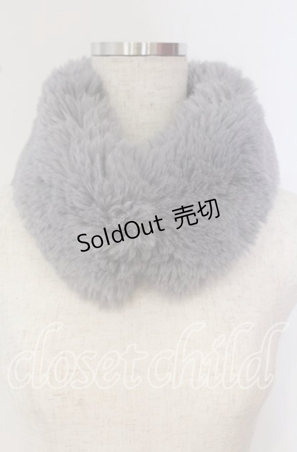 画像1: 【SALE】axes femme / ファーティペット  グレー O-25-09-27-002-AX-ZA-OW-ZT433 (1)