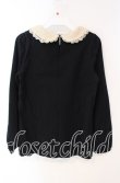 画像3: Franche Lippee / 丸襟レース長袖トップス M クロ O-25-09-27-102-LO-TO-OW-ZT373 (3)