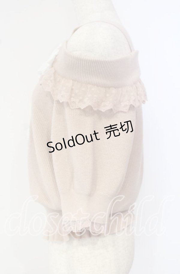 画像3: LIZ LISA / ボアくまオフショルニット  ピンク O-25-09-27-010-LO-TO-OW-OS (3)