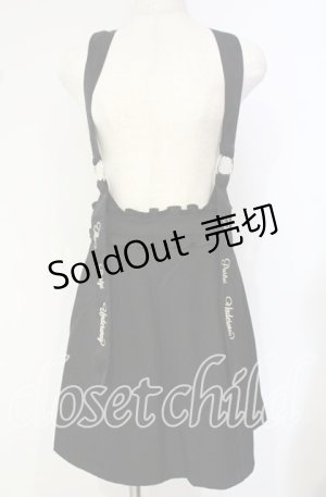 画像: 【SALE】Ank Rouge / ロゴptサススカート M クロ O-25-09-27-011-CA-SK-OW-ZT382