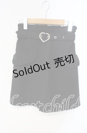 画像: Honey Cinnamon / ハートバックルスカート F クロ O-25-09-27-013-LO-SK-OW-OS