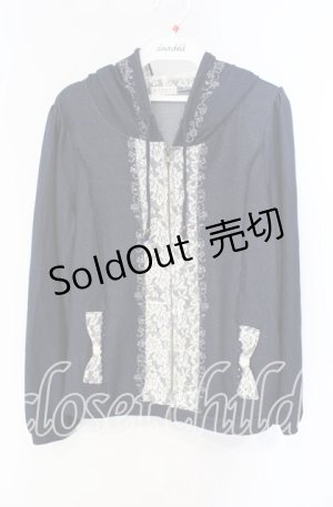 画像: axes femme / レース配色プルオーバー M ネイビー O-25-09-27-023-AX-TO-OW-ZT258