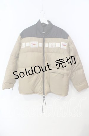 画像: Karl Helmut / リバーシブルダウンジャケット  ベージュ×クロ O-25-09-29-001-EL-CO-IG-ZT-C051