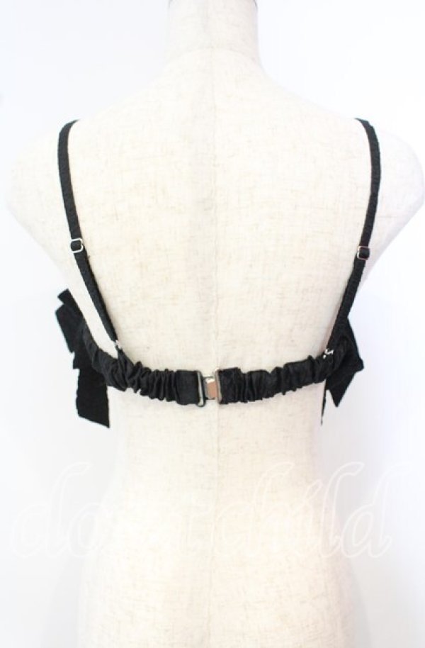 画像3: Pain / ジャガードリボンキャミソールビスチェ  クロ O-25-09-29-034-LO-TO-OW-ZT169 (3)