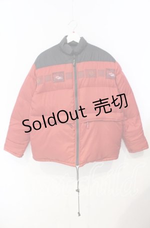 画像: Karl Helmut / リバーシブルダウンジャケット  クロ×アカ O-25-09-29-006-EL-CO-IG-ZT-C051