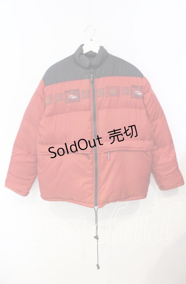 画像1: Karl Helmut / リバーシブルダウンジャケット  クロ×アカ O-25-09-29-006-EL-CO-IG-ZT-C051 (1)