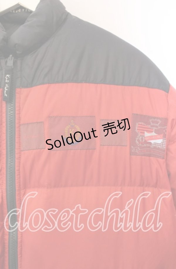 画像2: Karl Helmut / リバーシブルダウンジャケット  クロ×アカ O-25-09-29-006-EL-CO-IG-ZT-C051 (2)