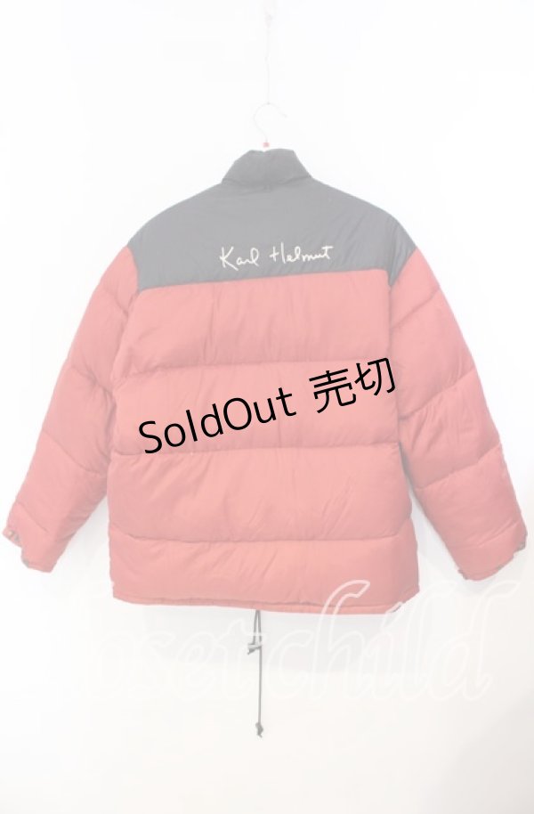 画像3: Karl Helmut / リバーシブルダウンジャケット  クロ×アカ O-25-09-29-006-EL-CO-IG-ZT-C051 (3)
