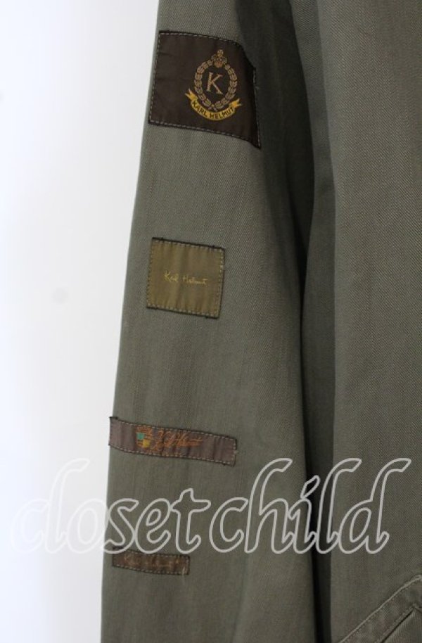画像3: Karl Helmut / パッチワークジップジャケット M グリーン O-25-09-29-077-EL-JA-IG-ZT175 (3)