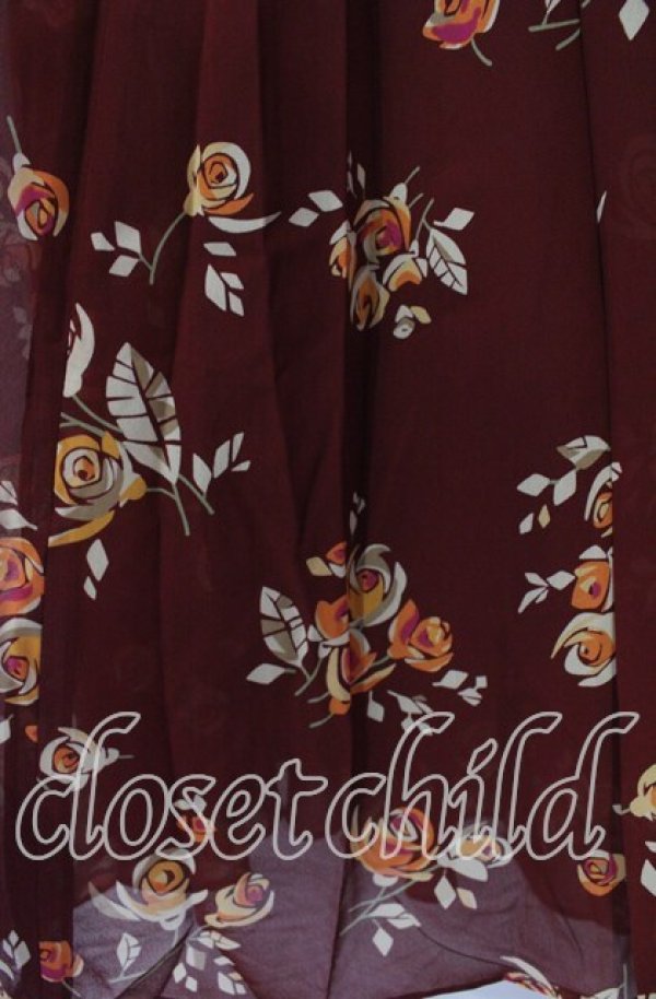 画像2: TOMATSU / シャーリングローズスカート 38 アカ O-25-09-29-082-LO-SK-IG-ZT479 (2)