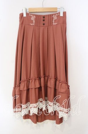 画像: axes femme / サス付フィッシュテールスカート M ピンク O-25-09-29-084-AX-SK-OW-OS