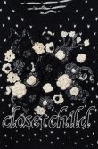 画像2: KANEKO ISAO / 薔薇モチーフニット  ブラック O-25-09-29-012-EL-TO-IG-ZT357 (2)