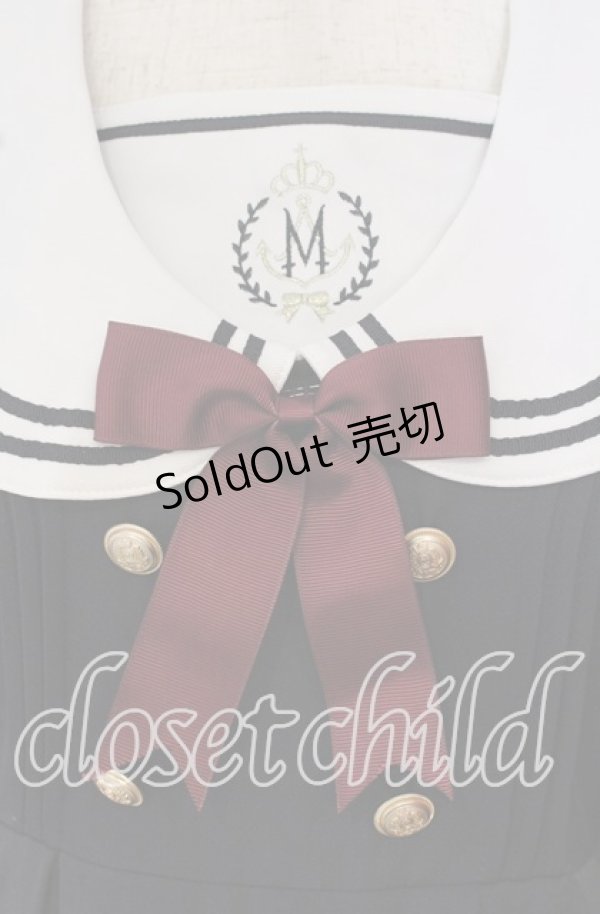 画像2: Amavel / Anchor Emblem セーラーワンピース  ネイビー O-25-09-29-023-CA-OP-IG-OS (2)