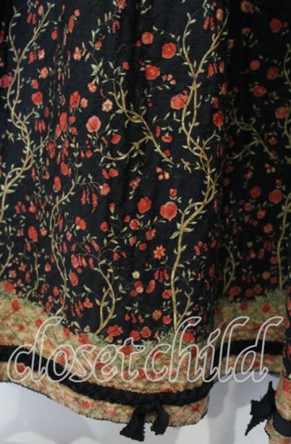 画像3: 【SALE】KANEKO ISAO / フラワーキルトワンピース【お直しあり】  クロ O-25-09-29-024-EL-OP-IG-ZT047 (3)