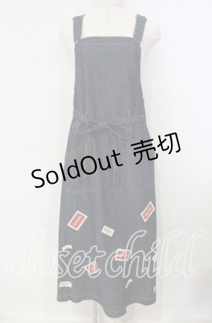 画像: 【SALE】PINK HOUSE / パッチデニムタブリエ  インディゴ O-25-09-29-027-LO-OP-IG-ZT163