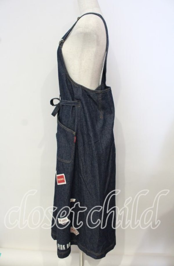 画像3: PINK HOUSE / パッチデニムタブリエ  インディゴ O-25-09-29-027-LO-OP-IG-ZT163 (3)